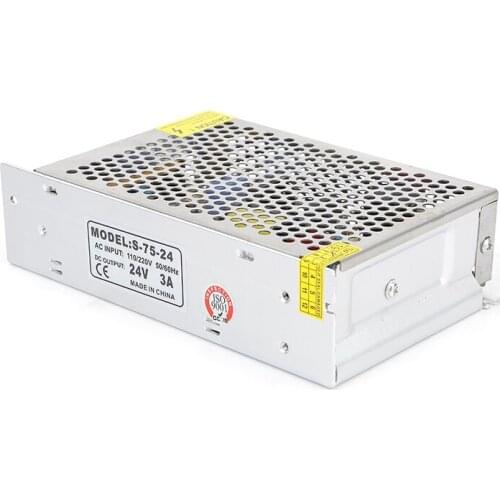 CE certification switching power supply input 220vac 3A 75W power supply 24vdc