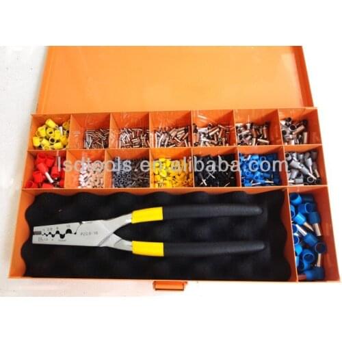 PZO.5-16TH LSD High quality crimping tool set hand crimping tool with cable ferrule combination cable ferrules crimping tool set