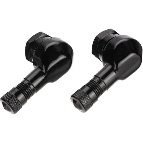 Wheel Valves 2pcs Spare 90 Degree Aluminum Alloy Leak-proof Motorcycle