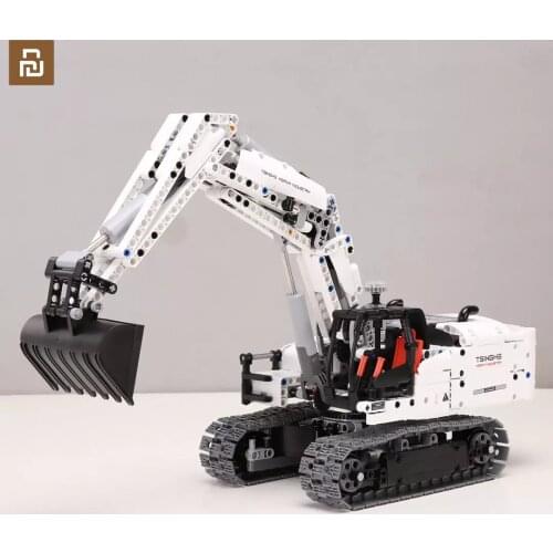 YouPin ONEBOT Engineering Excavator Building Blocks Toy Kids Gift Crawler Simulation console Mechanical transmission 900+ parts