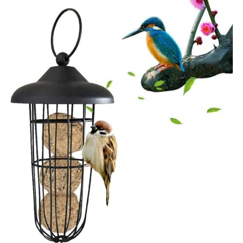 Metal Hanging Wild Bird Seed Feeder Bird Feeding Tool Garden Paddock Outdoor Decoration Pet Supplies Bird Tableware Bird Feeder