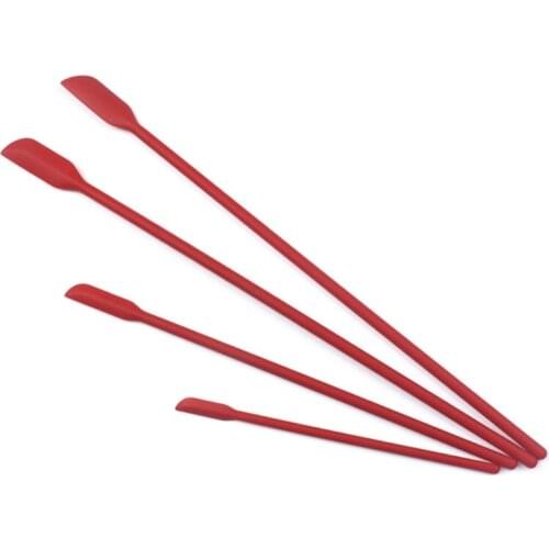 Multicolor Silicone Small Scraper for Makeup Spatula- Thin Jar Spatula for thin Jar/Kitchen Bottles/Cosmetic Bottles