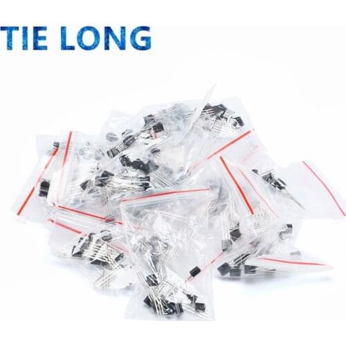 Transistor Assorted Kit (TO-92) 17kinds*17pcs=170pcs 2N2222 S9013 S9014 S9015 S9018 S8050 S8550 5551 5401 2N3904 2N3906 C1815