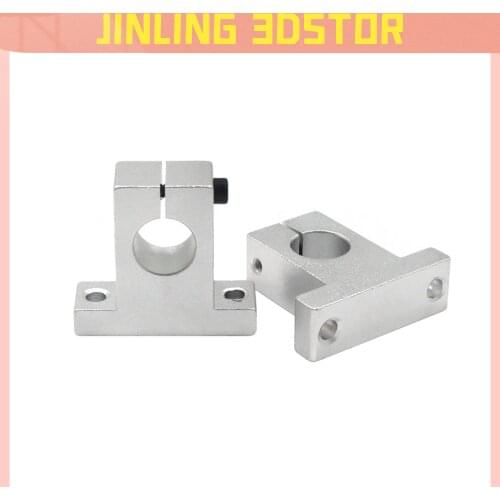 1pcs racket Linear Rail Shaft Support SK8 SK10 SK12 SK16 Aluminum Block Parts Sliding Router Bracket Part Aluminum