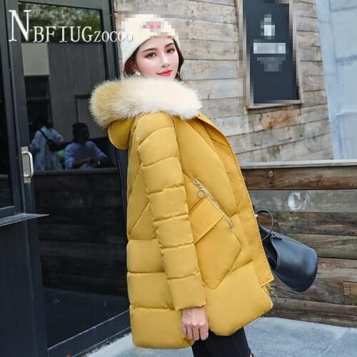 Women Long Parkas 2020 Korean Womens Winter Parka Cotton-padded Coat