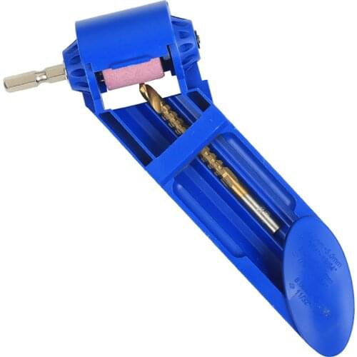1pcs Portable Drill Bit Sharpener Corundum Grinding Wheel Polishing Sharpener Auxiliary For Drill Polishing Grinder Tool