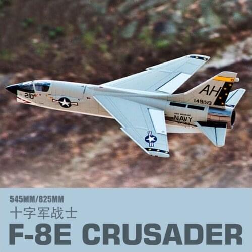 Freewing new plane 64mm F-8E CRUSADER rc jet toy