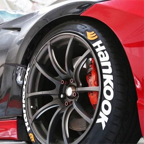 Universal Car Tire Wheel Sticker Rubber Tire Letters Sticker 3D Logo Auto Motorcycle Tires Wheel Stickers Label DIY Car Styling