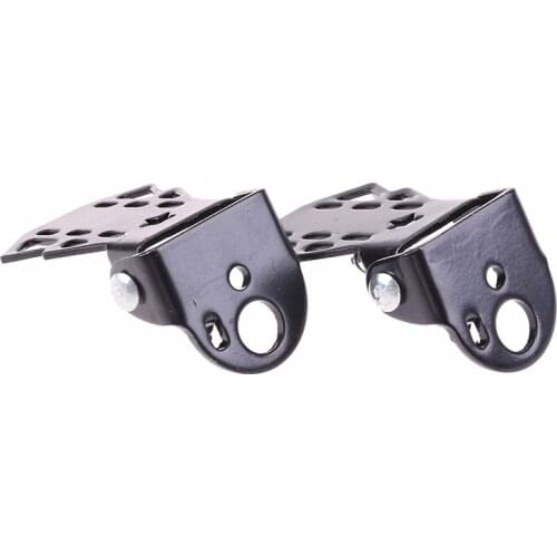 Bicycle Foot Pegs Steel Folding Footrests Parts Cycling Safety Supplies MTB Road Equipment Black Bike Rear Pedal