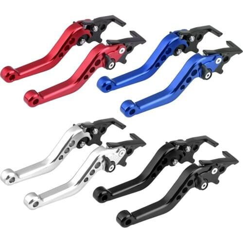 1 Pair CNC Aluminum Alloy Motorcycle Scooter Modification Double Disc Brake Lever Front Brake Lever Motorcycle Accessories