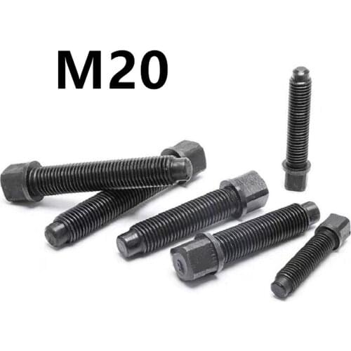 1PCS GB83 M20x50/60/70/80/90/100mm 8.8 grade knife table wire knife holder screw square head tight square head head wire