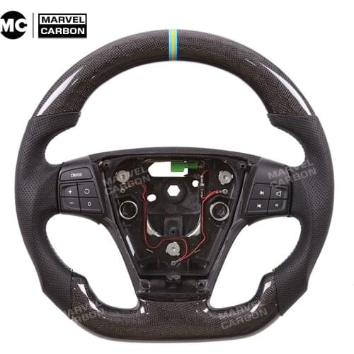 100% Real Carbon Fiber Steering Wheel for Volv-o V40 Polestar V60 S60 V90 XC60 XC90