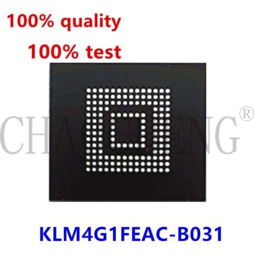 2-10piece)100% test very good product KLM4G1FEAC-B031 KLM4G1FEAC B031 bga chip reball with balls IC chips