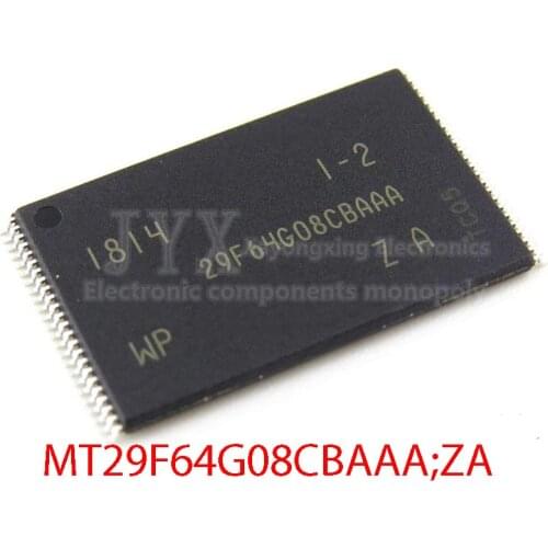 2pcs/lot MT29F64G08CBAAA;A MT29F64G08CBAAA;B MT29F64G08CBAAA;ZA MT29F64G08CBAAA 29F64G08CBAAA MT29F64G08CBABA;B MT29F64G08CBABA