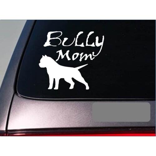 American Bully Mom stickers decal pitbull pit bull abkc bully Amstaff window Sticker car laptop motorcycle 15cm
