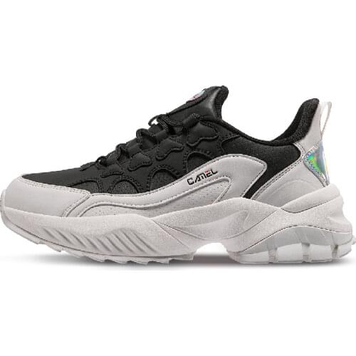 CAMEL Black White Women Chunky Sneakers Platform Autumn 2021 New Fashion Women Leisure Sports Lady Shoes Casual Female Sneakers