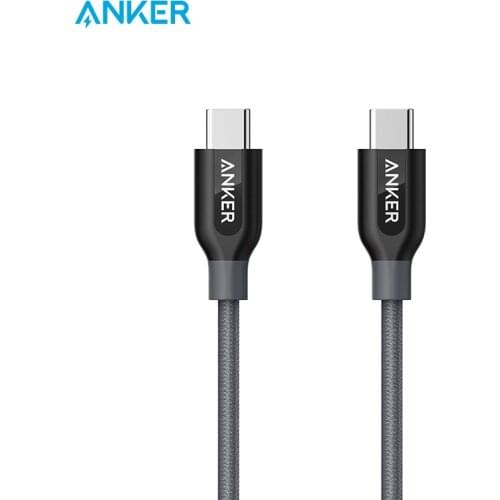 Anker Powerline+ C to C 2.0 Cable High Durability,for USB Type-C Devices,MacBook,Matebook,iPad Pro 2018,Galaxy,Pixel,Nexus,etc