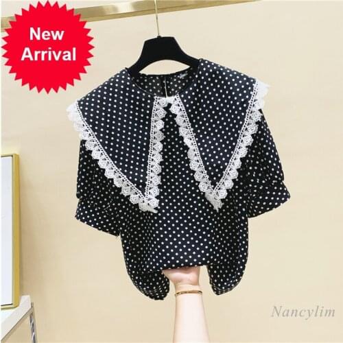 Блузки в горошек Mulbry Cilk China At AliExpress