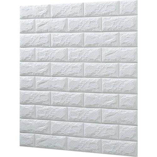 Wall Stickers 70x77cm3D Brick Home Decor Wall Covering PE foam Waterproof for Living Room Bedroom Kids Room DIY Wallpaper