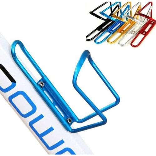 Aluminum Alloy Bicycle Water Bottle Holder Mountain Bike Bottle Can Cage Bracket Cycling Drink Water Cup Rack Cycle Accessories