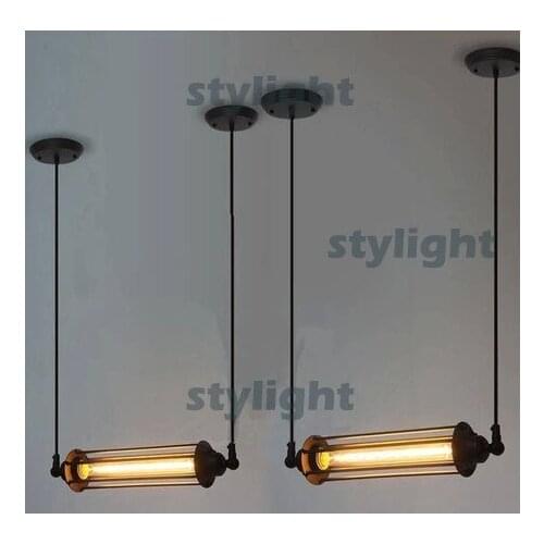 RARE Vintage Style Loft Edison hotel cafe bar restaurant Pendant Lamps ceiling Chandelier Light Hot item punk style metal