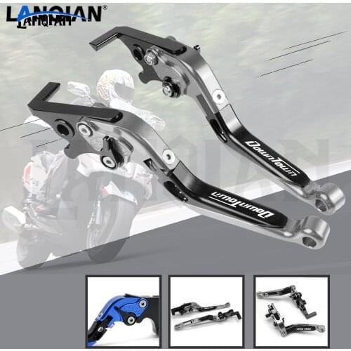 Hot Sale CNC Motorcycle Folding Extendable Brake Clutch Levers For Kymco DownTown 125 200 300 350 All Year With DownTown LOGO