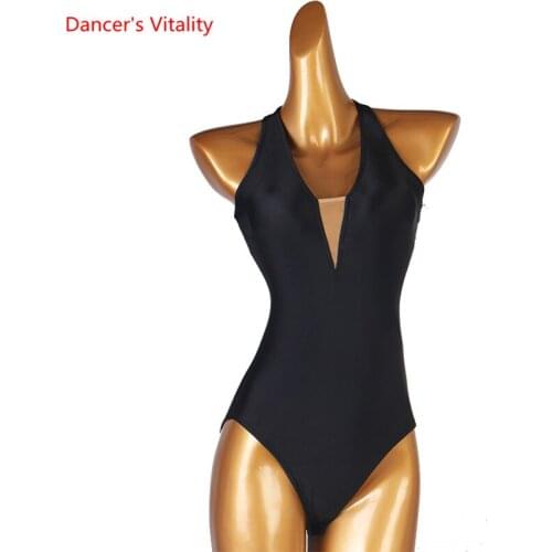 Latin Dance Body Suit Samba Modern Dancing Onesies Performance Clothes Profession Custom Adult Child Competition Clothing