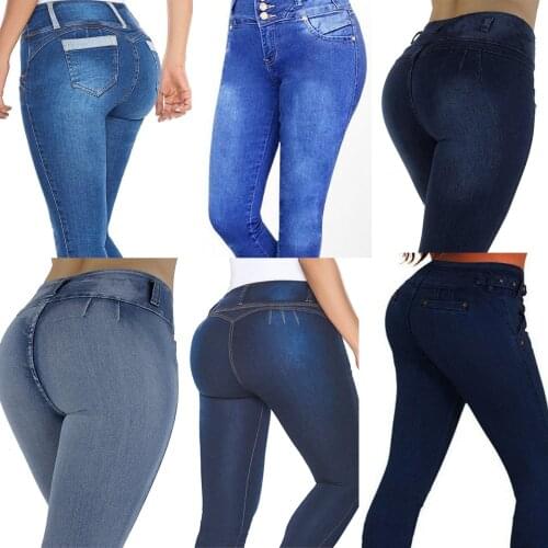 Sexy Butt Liftting Skinny Jeans for Women High Waist Slim Leggings Denim Pants Woman Slim Femme Push up Jean Trousers Femme Jean