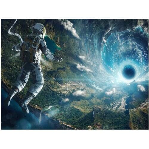 5D diamond embroidery Space Planet diamond painting cross stitch crystal round diamond art decorative diy diamond puzzle