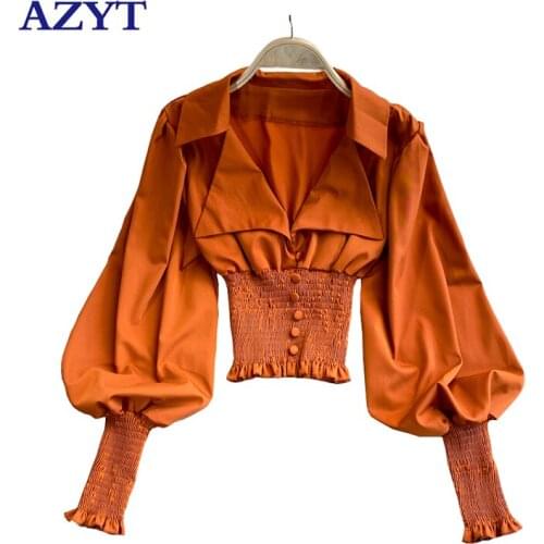 AZYT Blouses With Sleeves