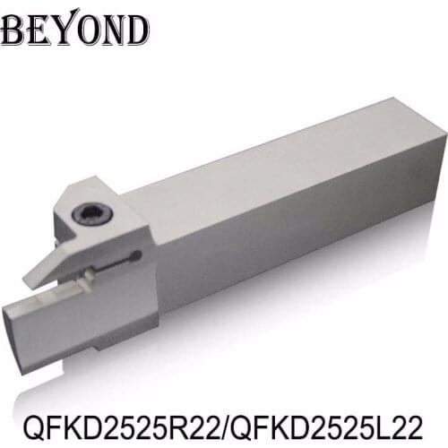 BEYOND CNC Tool Face Grooving Turning Tool Holder Borning Bar CNC Insert QFKD2525R22 QFKD2525L22/R22-60H/88H/160H QFKD2525L22
