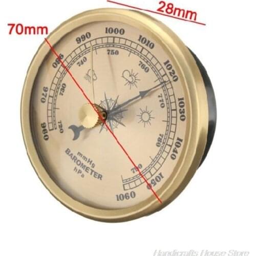 Household Barometer Pressure Gauge Weather Station Wall Hanging Atmospheric Multifunction Thermometer Hygrometer J27 21