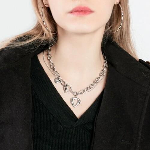 2021 Fashion Multilayer Hip Hop Long Chain Necklace For Women Men Jewelry Gifts Baroque Style Pendant Necklace Accessories