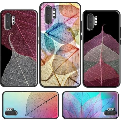 Colorful Leaves For Samsung Galaxy S21 Ultra S20 FE S10 Plus S8 S9 S10E Phone Case For Note 20 10 9 Cover