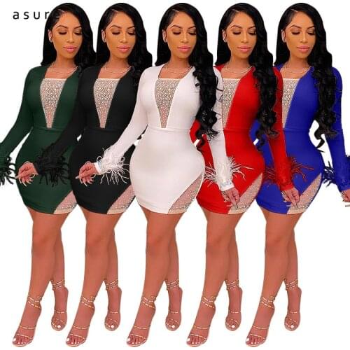 Women Sheath Sequin Dress 2021 Sexy Outfit Ladies Vintage Clothing Female Bodycon Party Night Cocktail Gothic Accessories M2989