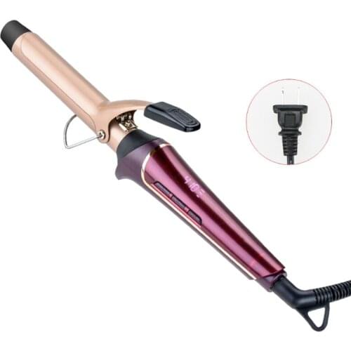 25mm Cone Barrel Curling Electric Hair Curler PTC Fast Heating LCD Display Adjustable Temperatures Styling Tool for Salon