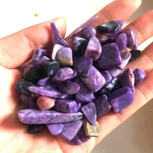 Tumbled stones purple crystal crushed stone mineral home decoration for gift