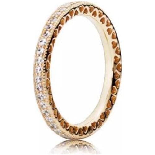 CKK Heart of Signature Ring Women Anel Feminino 100% 925 Jewelry Sterling Silver Anillos Mujer Wedding Engagement