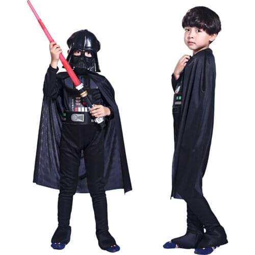 Halloween Costume boys clothing black ice warrior role-playing Star Wars hero costume stage costumes Children party