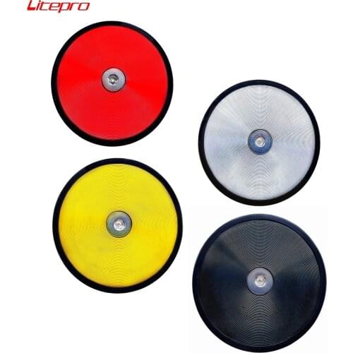 Litepro Folding Bike Easywheel For Brompton Birdy Closed Easywheel Aluminum Alloy Rubber Easy Wheel