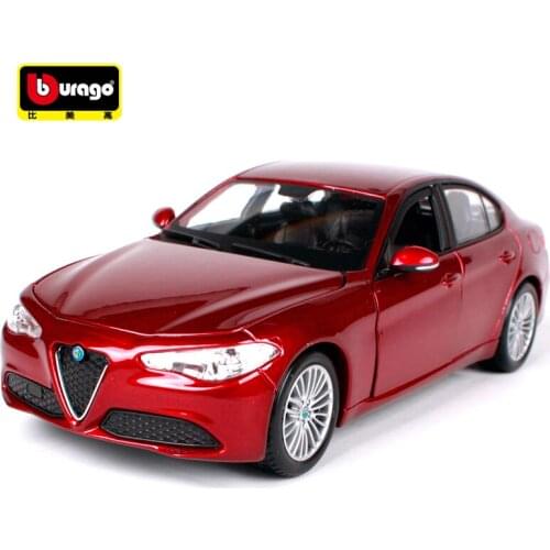 Bburago 1:24 Alfa Romeo GULIA Sports car model Diecast Model Car Toy New In Box Free Shipping NEW ARRIVAL 21080