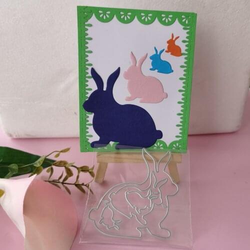 New Easter Bunny Metal cutting Mould DIY scrapbook Photo album Decoration embossed Card process template New style