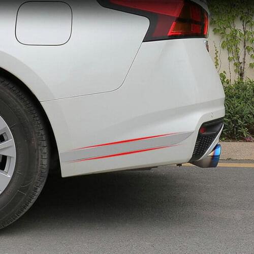 SBTMY 2PCS/SET Automobile rear corner protection stainless steel patch For Nissan Teana Altima 2019 2020