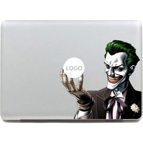 Joker clown Vinyl Decal Sticker for DIY Macbook Pro / Air 11 13 15 Inch Laptop Case Cover Sticker