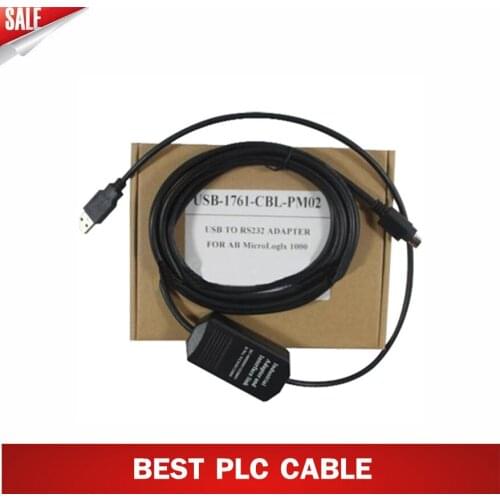 High quality USB-1761-CBL-PM02 AB Programming Cable for A-B MicroLogix 1000 Series free shipping