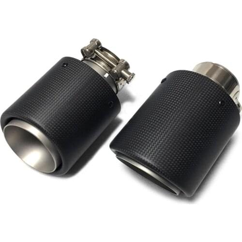 General quality carbon fiber tail throat tail nozzle matte carbon fiber tail nozzle exhaust pipe modification
