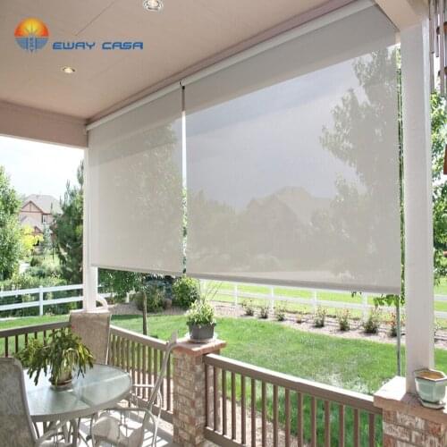 EWAY CASA Customized Solid Colors Half Blackout blinds Roller Shades Window Shades Sunscreen Sightview Curtain No.RB_SJ_0240