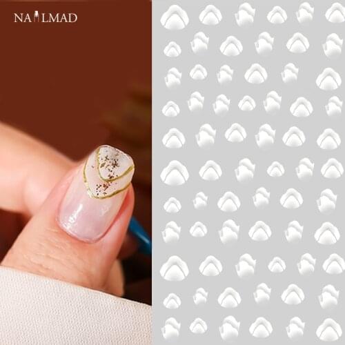 1 Sheet Mountain Hills 3D Nail Stickers Nails Art Decals Massif Nail Tattoo DIY for Nail Decorations