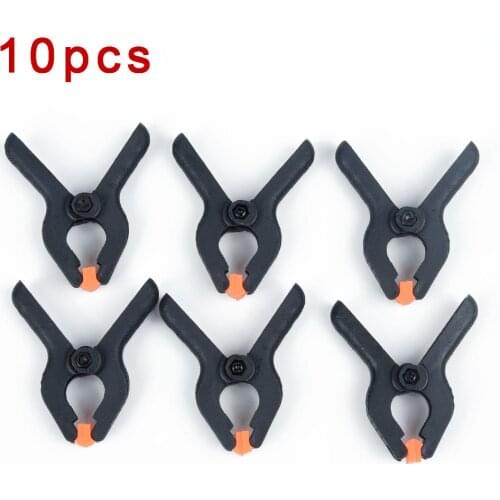 10Pcs Woodworking Spring Clamps 2inch Photo Picture Frame Background Pipe Tube Clamp Plastic Nylon DIY Wood Bar Clip Tools