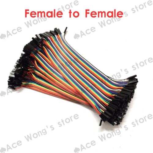 50 sets/Lot 40pcs Together Dupont Cable 20cm 2.54mm 1pin 1p-1p female to female jumper wire Cheap wholesale products